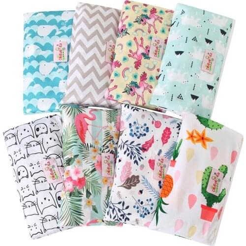 Diaper Changing Mat Portable Waterproof Changing Pad Cover 2020 New Ohbabyka Brand Baby Diaper Changing Mat Reusable Wipes Cover