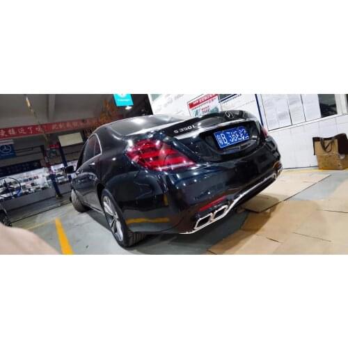 Suitable for Benzs S-class W222 Refit S65amg Big Surround, Lip Tail Throat, and Old One New