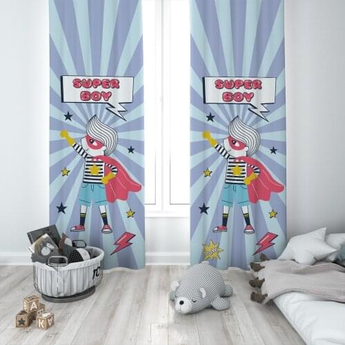 Curtains Children 3D Printed Decorative Items Home Childrens Room Super Size Stars Cloak Model 272