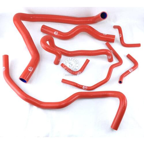 Silicone Radiator Coolant Heater Hose Fit For Honda Accord 2.3 CG5/7 K9 98-02 (8PCS) red/blue/black