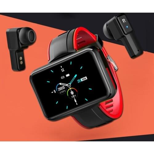 Bakeey T91 TWS Wireless Bluetooth Earphones Smart Watch 2020 Smartwatch Men Women 1.4 Inch Big Customized Dials Bluetooth Calls