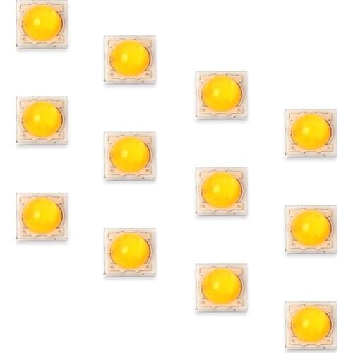 20pcs/lot 3W5W led chip 3535 3V 4500K Natural White LED CREE Chip for as daytime running lights light-emitting diode gold bottom