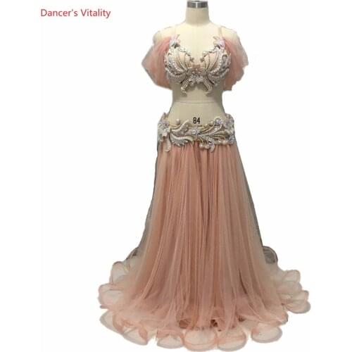 High-grade women Professional belly dance clothing girls ballroom dance suit lady belly dance competition clothes