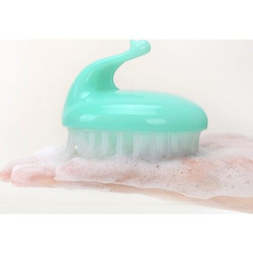 1Pcs Salon Hair Brush Silicone Spa Shampoo Brush Shower Bath Comb Hairbrush Props Soft Styling Tool cepillo pelo