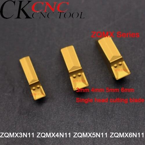 10pcs ZQMX3N11-1E ZQMX4N11-1E ZQMX5N11-1E ZQMX6N11-1E 3mm 4mm 5mm 6mm CNC blade single head cutter cutting groove cutter