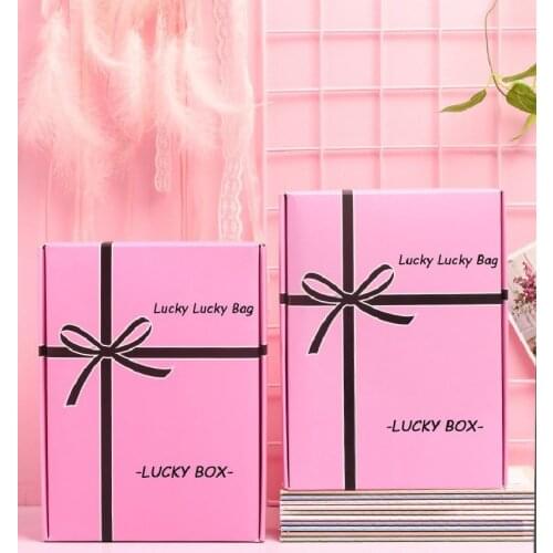 6-10PCS Lucky Box Blind Bag Pencil Notebook Pencil Case Hand Account Stationery School Supplies Surprise Birthday Gift