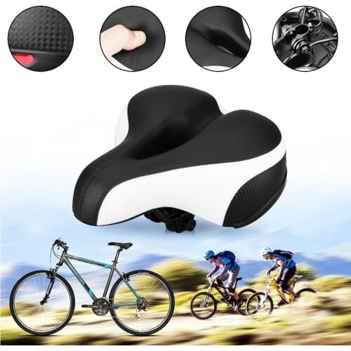 Bicycle Seat Breathable Bicycle Saddle Seat Soft Thickened Mountain Bike Bicycle Seat Cushion Cycling Gel Pad Cushion Cover Hot