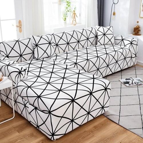 Stretch Sofa Cover for Living Room Slipcovers Elastic All-inclusive Couch Case for Sofa Loveseat Chair L-Style Sofa Case
