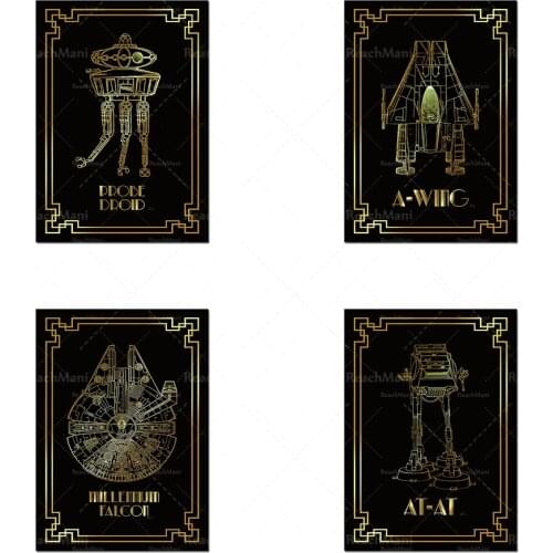 Movie Canvas Art Painting Abstract Art Posters and Printing Childrens Bedroom Wall Art Pictures Living Room Home Decoration