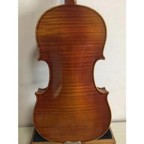 Master 4/4 Violin Stradi model 1PC Solid maple back nice tone