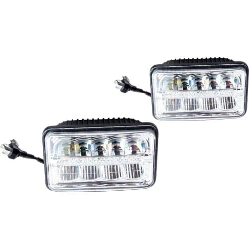 2pcs 6" LED Headlights Bulbs DRL for Peterbilt for Freightliner for Kenworth Truck