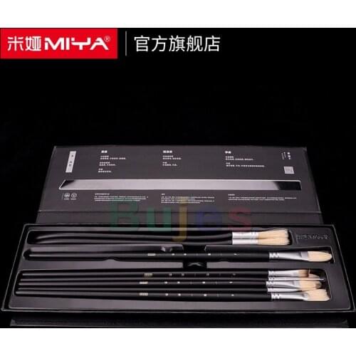 New MIYA MY-0120 12 sticks water powder pen gift pack Washed bristles Soft texture Not easily deformed Moisture resistance