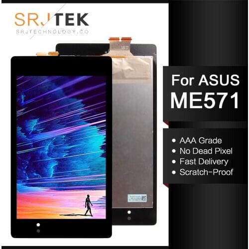 New 7'' inch For Asus Google Nexus 7 FHD 2nd 2013 ME571K ME571KL digitizer touch screen Glass with lcd display assembly