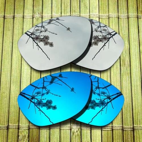 Polarized Replacement Lense For-Oakley Jupiter Sunglasses Frame - Chrome & Blue Combine Options