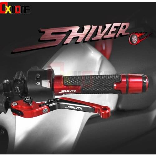 Motorcycle Brake Clutch Levers Handlebar Hand Grips ends For Aprilia SHIVER 2007 2008 2009 2010 2011 2012 2013 2014 2015 2016