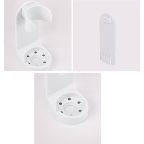 Self-adhesive Electric Toothbrush Holder Wall Mounted Tooth Brush Organizer for 3cm Dia