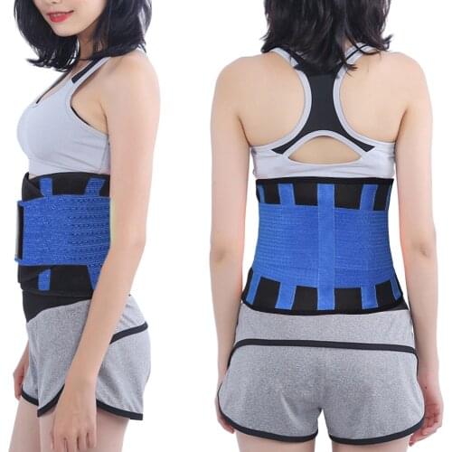 Self-heating Medical Bone Waist Trimmer Belt for Back Pain Posture Corrector Brace Double Banded Lumbar Disc Herniation Support