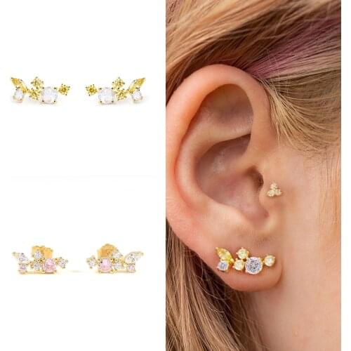 Aide 925 Sterling Silver Earrings For Women Ins Octopus Stud Earrings Ear Piercing Pendientes Mom Gift 2021 Trend bijou Brincos