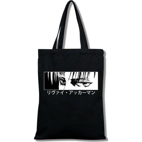 Attack on Titan - cotton shopping bag, recycle bag, rope bag, ecobag