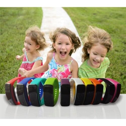 LED Bracelet Second Generation Silicone Electronic Watch Children Boys And Girls Sports Silicone Watch Digital Wristwatch