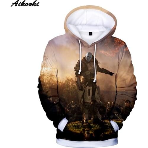 Sidno Hot Game Destiny 2 Hoodies Men/Women Fashion Casual Harajuku Anime Hoodie 3D Print Destiny 2 Mens Sweatshirt Top