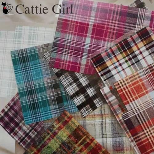 1 Sheet Cloth Plaid Nail Art 3D Stickers Nail Decals for Nails Manicure England Design DIY 3D Accessories Adhesive Sticker