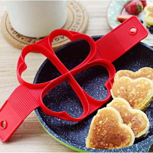 1PC Four-hole Silicone Omelette Muffin Modeling Aids Baking Accessories Cake Decorating Tools Silicone Mould Silicon Mold