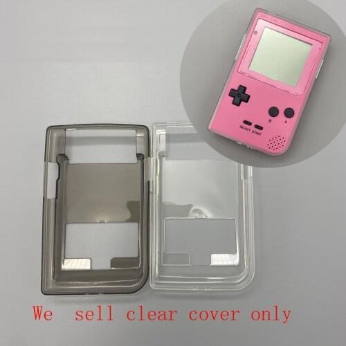 100pcs Transparent TPU Gamepad Protective Case For GBP Console Shell Protection Clear Cover for Gameboy Pocket Accessories