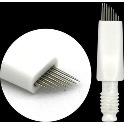 2 Row 15 pins Disposable Sterilized Professional Tattoo Needles For Tattoo Eyebrow Pen Machine Double Line 15 pins