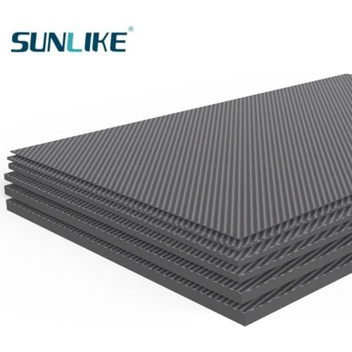 245MM X 300MM Matte Surface 3K Carbon Fiber Sheet Plate Panel 0.5mm 1mm 1.5mm 2mm 3mm 4mm 5mm High Composite Hardness RC Model