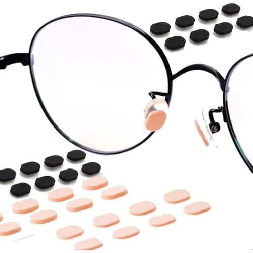 4 Pairs Sponge Glasses Nose Pad Non-slip Comfortable Anti-indentation Glasses Nose EVA Soft Pads Sticker Accessories