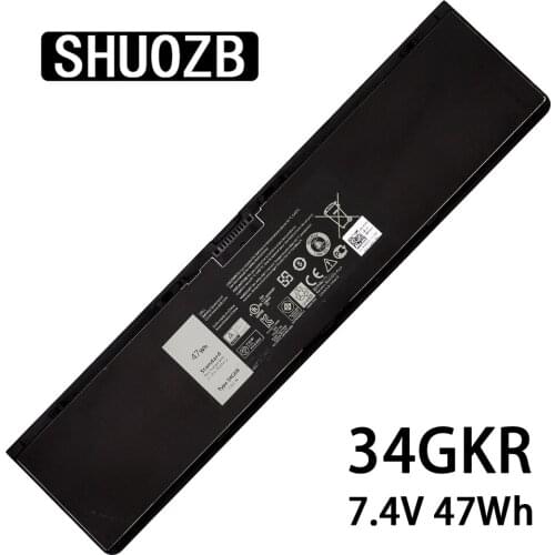 SHUOZB New 34GKR Laptop Battery 7.4V 47Wh For DELL Latitude E7420 E7440 E7450 3RNFD V8XN3 G95J5 34GKR 0909H5 0G95J5 5K1GW