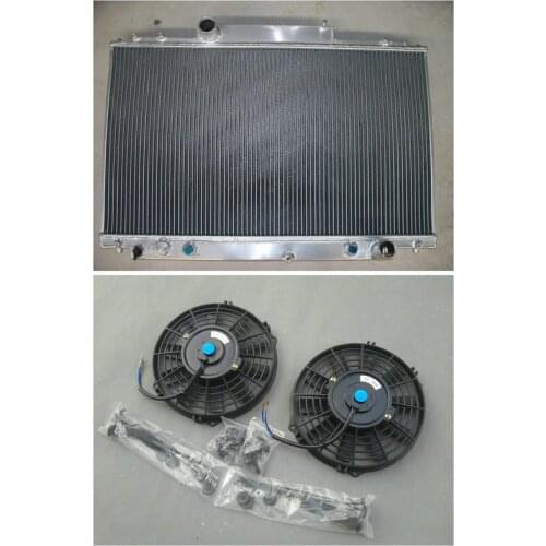 Alloy 56mm Aluminum Radiator & FAN for Toyota Soarer Z30 series / Lexus SC 400 UZZ30/UZZ31/UZZ32/SC400 1991-2000 96 4.0L V8 AT