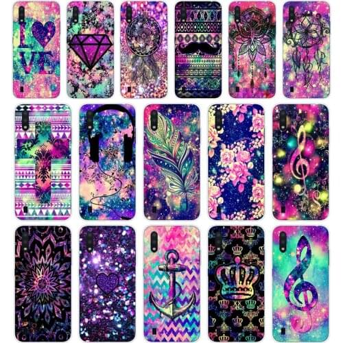 25 Crown Diamond feather Soft Silicone Tpu Cover phone Case for Samsung Galaxy A01 A10 2019 A20 A20E A20S M11 M21 case