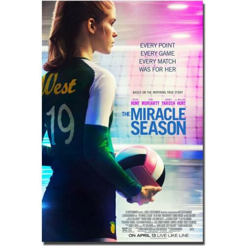 D0164 The Miracle Season 2018 Movie Silk Fabric Poster Art Decor Indoor Painting Gift