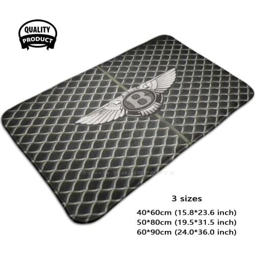 Logo Grill Face Door Mat Foot Pad Home Rug Car Luxury Sports Car Racing British Motorsport V8 Gt Continental Beauty Uk