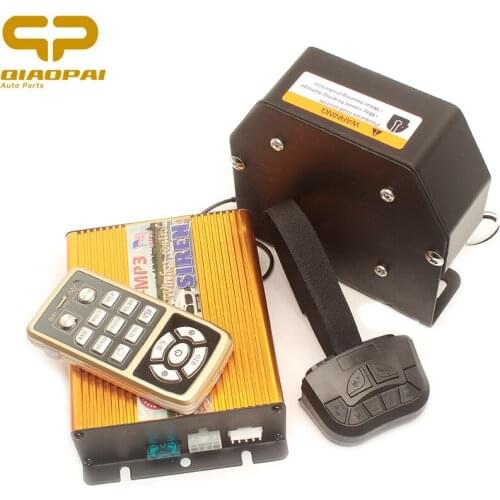 Multi Tone Alarm Horn Musical MP3 Play Police Car Siren Megaphone Loud Speaker 200W for Truck Horn Train 12V SUV VW PA Systems