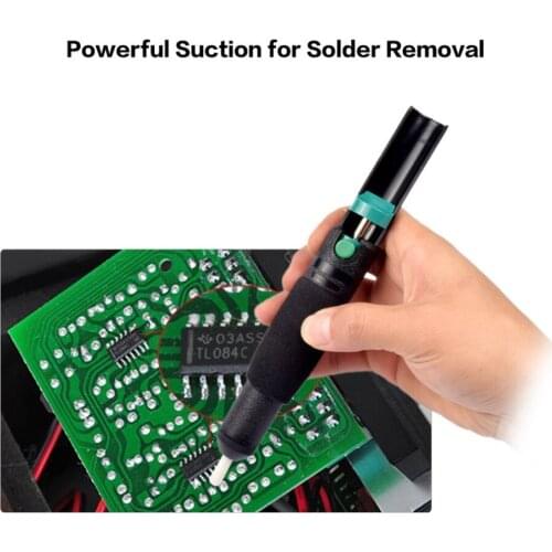Desoldering Pump Suction Tin Gun Soldering Sucker Pen Removal Vacuum Soldering Iron Desolder Hand Welding Tools Hot Sale