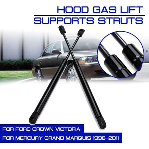 Car Interior Refit Bonnet Hood Gas Shock Lift Strut Bars Support Rod for Ford Crown Victoria For Mercury Marauder