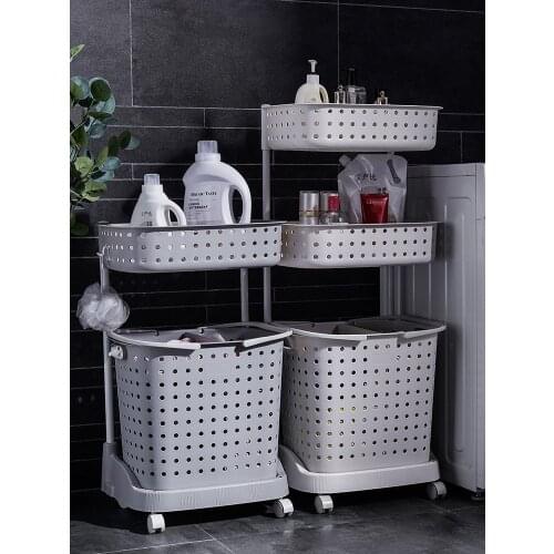 Toilet rack floor-to-ceiling washing machine toilet bathroom multi-layer toilet toilet storage bathroom storage shelf