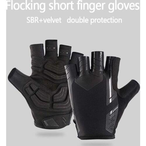 Outdoor Cycling Gloves Men Women Half Finger Shockproof Wear Resistant Breathable MTB Road Bicycle Glove Sports Bike Equipment