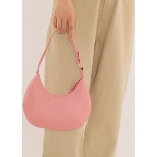 Women Bag PU Bucket Casual Solid Zipper SOFT Shoulder Bag Handbag Purse Designer Bag Simple High Quality Girls Bag