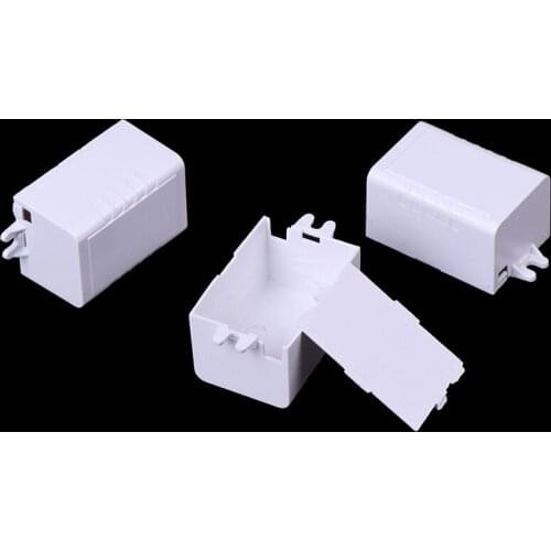 1pc/5pcs/10pcs Waterproof Plastic Electronic Enclosure Project Box Black Connectors Wire Junction Boxes 35*24*20mm