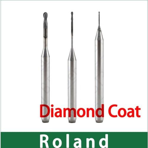 1pcs CVD Diamond Coat Milling Bur for Roland CADCAM System with Long Service Time
