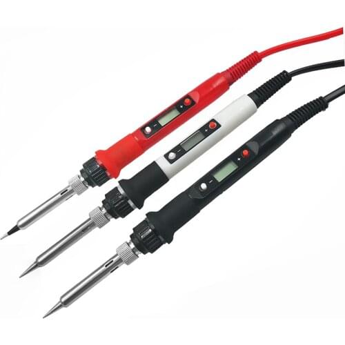 60W/80W Electric digital soldering iron station 220V 110V temperature adjustable welding soldering tips tools accessories
