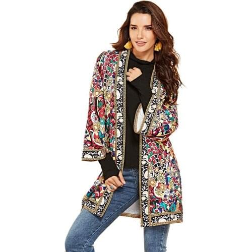 Dashiki African Clothes Costume Fantastic Long-Sleeved Women Shirt Dress African Dresses For Women 2019 New African