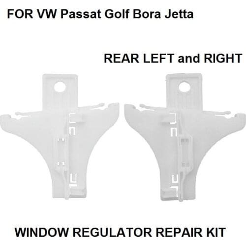 CAR STYLING x2 Pieces For VW Passat Golf Bora Jetta WINDOW REGULATOR REPAIR KIT CLIP REAR LEFT-RIGHT NEW