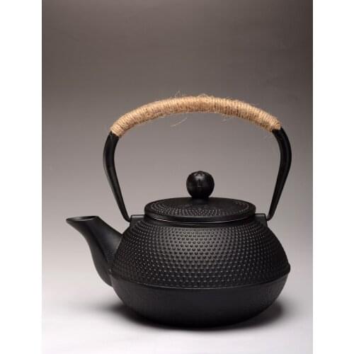 Free shipping good quality fashion cast iron teapot,puer tea iron tea set