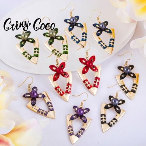 Women's Gold Earrings Cring Coco China