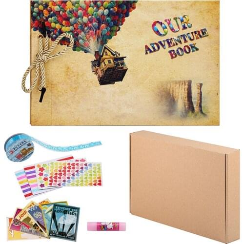 80 Page DIY Photo Albums Scrapbook Paper Family Travel Journal Adventure Book Album Wedding Anniversary Gifts Memory Album